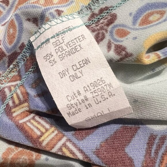 SKY Halter Top Maxi Dress, Slinky Fit Brightly Printed Summer Dress Size Small - Picture 12 of 14